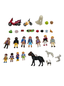 Playmobil Bundle großes Set Figuren, Tiere, Motorräder & Zubehör