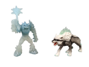 Schleich Bundle Eldrador Eiswolf 42452 & Eismonster 2 Teile Figuren