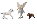 Schleich Bundle Bayala 3 Teile Figuren, Fee, Fohlen & Bärenjunges