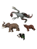 Schleich Tiere Bundle Dinosaurier & Wildtiere 4 Teile Tierfiguren
