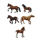 Schleich Tiere Bundle Pferde 5 Teile Tierfiguren Black Mane & Fohlen