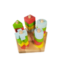 Eichhorn Formen-Steckbrett Montessori Steckspiel