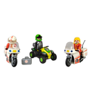 Playmobil Bundle Rettung Set von 3 Motorrad Ambulanz & Quad Figuren
