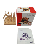 Goki 3D Tic Tac Toe Holz Brettspiel Denkspiel