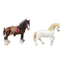 Schleich Tiere Bundle Pferde Shire Horse & Mustang 5 Teile