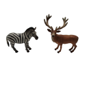 Schleich Tiere Bundle Wildtiere 9 Teile Tierfiguren Zebra & Giraffe