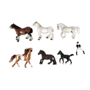 Schleich Tiere Bundle Pferde & Reiter 7 Teile Figuren
