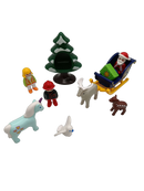 Playmobil Bundle Winter & Fantasie Set Figuren & Tiere Schlitten