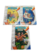 Ravensburger Bundle tiptoi Tiefsee & Dino-Stadt Set von 3 Lernbüchern