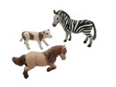 Schleich Tiere Bundle Bauernhof & Wildtiere 6 Teile Tierfiguren