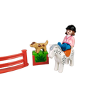 Playmobil Ponyhof Spielset Bauernhof mit Pferd, Reiterin & Tieren