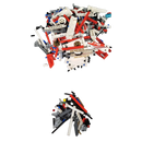 LEGO Technic 42040 Düsenflugzeug Bauset