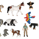 Schleich Tiere Bundle 16 Teile Tierfiguren & Tierpfleger
