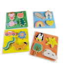 Vertbaudet Montessori Holzpuzzle & Tastspiel Lernspiel