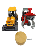Bruder Bundle Baufahrzeuge 02427 & 2630 Set von 2 Baggerlader