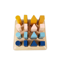 PlanToys Sortierbrett 16 Vertiefungen Montessori Lernspiel