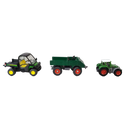 Siku Bundle John Deere Gator Set von 4 Traktoren & Anhänger