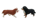 Schleich Tiere Bundle Hunde & Katzen Collie Pudel 5 Teile Tierfiguren