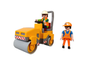 Playmobil Straßenwalze mit Asphaltplatte 4048 Baufahrzeug