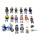 Playmobil Bundle Polizei 5187 9250 Set Figuren & Motorrad