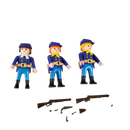 Playmobil Bundle Union Soldaten Set von 3 Figuren mit Waffen-Zubehör