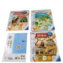 Ravensburger Bundle tiptoi Set von 4 Lernbücher & Weltkarte