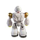 Lernroboter weiß-gold 22 cm Spielzeugroboter interaktiv