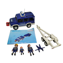Playmobil Bundle THW 4087 Bootstransport mit Anhänger & 3 Figuren