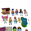 Playmobil Bundle Set Figuren Tiere & Zubehör Kinderwagen Teich