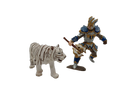 Schleich Tiere Bundle 5 Teile Giraffe Bären Tiger & Kriegerfigur