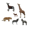 Schleich Tiere Bundle Wildtiere Giraffe Zebra 6 Teile Tierfiguren