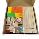 Montessori Lernwelten Kugelbahn Baukasten, mit Murmeln & Trichter