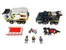 Playmobil Bundle Expeditionstruck 70278 & SEK-Truck 9360 Set von 2 LKW