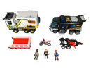 Playmobil Bundle Expeditionstruck 70278 & SEK-Truck 9360 Set von 2 LKW