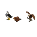 Schleich Tiere Bundle Wildtiere & Vögel Adler 6 Teile Tierfiguren