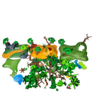 Playmobil Baumkronen, Sträucher, Büsche & Gras Zubehör Landschaft