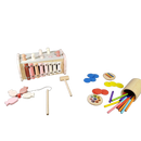 Bundle Holz Motorik & Musik Hammerbank Magnet Angelspiel & Xylophon