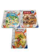 Ravensburger Bundle tiptoi 3x Lernbücher Weltatlas Leserabe