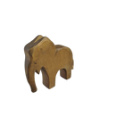 Ostheimer Elefant Holzfigur Holztier