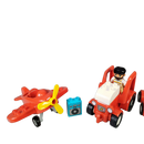LEGO Bundle DUPLO 10908 Set von 3 Flugzeug Traktor Rennauto Figuren