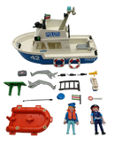 Playmobil 3539-A Polizeiboot mit Zubehör