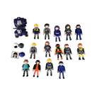 Playmobil Bundle Polizei & Pirat Set von 15 Figuren & Quad