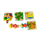 Bundle Holzspielzeug Tavolini 62014 großes Set Holzpuzzle & Motorik