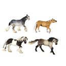 Schleich Tiere Bundle Pferde Mustang Andalusier Tinker 4 Teile Figuren