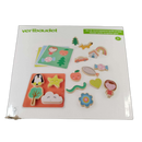 Vertbaudet Montessori Holzpuzzle & Tastspiel Lernspiel