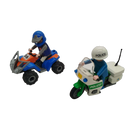 Playmobil Bundle Polizei 4189 3564 4229 Set von 3 Motorrad & Quad