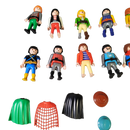 Playmobil Bundle gemischte Charaktere Set von 11 Figuren & Zubehör