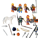 Playmobil Bundle Ritter & Wikinger Set von 9 Figuren & Pferd