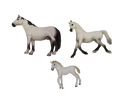 Schleich Tiere Bundle Mustang 3 Teile Pferde Figuren