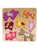 Djeco Bundle Tiere Set von 2 Steckpuzzle & Holzpuzzle